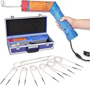 Rotated Handle Magnetic Induction Heater, 1100W Bolt Buster Heat Induction Tool with 8 Coils, Induction Heater Coils is Foldable Body with Tool Box, for Rusty Screw Removing Blue
