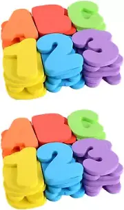 Jojofuny 2 Sets Baby Bath Foam Letters and Numbers Set Baby Bath Toys Educationa