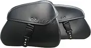 Motorcycle Side Pouch for Suz&uki for Savage for B&oulevard M109R M50 M90 M95 C109R C50 C90 S40 S50 Side Tool Luggage Bags PU Leather Motorcycle Saddlebag