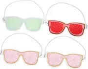 Gentle Comfortable Fruit Eye Mask 4pcs Portable Eye Pads for Home School Wear-resistant