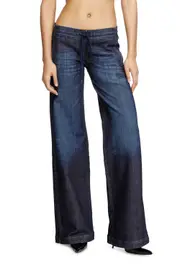 [Diesel] Diesel - Relaxed 2078 D-Ainty Joggjeans - Jeans - Woman - Blue 23 Blue