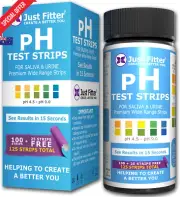 pH Test Strips – Track Alkaline & Acid Levels via Saliva/Urine, Fast Results
