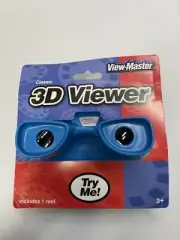 Vintage View-Master 3D Viewer Bleu Toy Classic+1reel