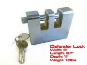 Defender Security Lock - Razor UTV Quad Padlock - Heavy Duty Fits Various Chain