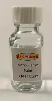 Brightvision LARGE 2oz SIZE CLEAR COAT - Nitro-Flame Redline Restoration Paint