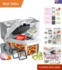 Vegetable Chopper（Upgrade）, Onion Chopper Mandolin Slicer Cutter Dicer, Veggi...