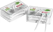 cleaings® 20Pcs Mini Disposable Tongue Brushes with Cleaning Paste Beads and Toothpick, Tongue Cleaners, Reduce Bad Breath, Tongue Scraper-Mint Flavor (Pack of 2)