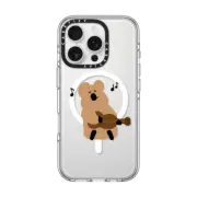 iPhone 16 Pro Clear Case MagSafe Compatible Ukulele Quokka