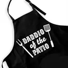 Funny Aprons Black Kitchen Chef Apron, 2 Pockets Adjustable Neck Strap for Cooki