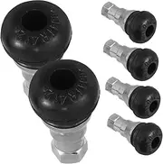 LIFKOME Automobile Tire Valve Stem Kit 6pcs Snap-in Rubber Valve Stems Universal Fit Easy Install