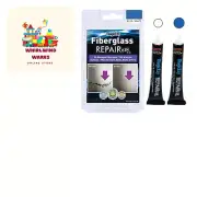 Fiberglass RepairEzy - Fiberglass Repair Kit in a Tube - Fix Wide Cracks, Chi...