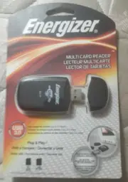 Energizer ENR-CRP3SD USB 3.0 Memory Card Reader/Writer Black Color Brand New
