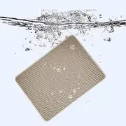 Cat Litter Box Mat - EVA Kitten Litter Trapping Mat - Scratch-Resistant Pet Supplies, Dirt Catching Pad for Indoor Home Bedroom