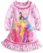 [Disney] Store Multi Princess Long Sleeve Nightshirt 5 - 6 5T Rapunzel Cinderella Belle