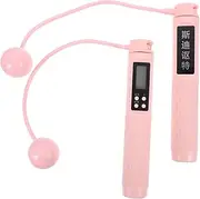 Anneome 1 Pair Cordless Jumping Rope with Weighted Balls Smart Counting Ropeless Skipping Rope for Fitness Workout and Leisure Compact Design for Safe and Convenient Exercise