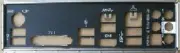 IO Shield for H170A / Z170A GAMING PRO Z170 GAMING B150 GAMING PRO /M3