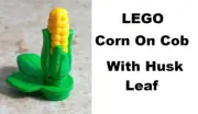 LEGO Corn on Cob Plant Dinner Maize Kernel HUSK Fresh Organic Native Vegetable