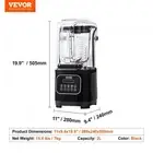 Professional Blender with Shield 2L Jar 9 Speed Functions for Smoothies Shakes