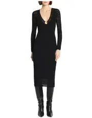 [Sass & Bide] Le Femme Knit Midi Dress in Black