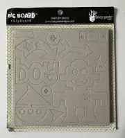 Fancy Pants Designs Big Board Chipboard Snips & Snails-6 Pieces of Chipboard