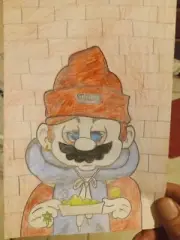 Super Mario Bro's "Stoner Mario"