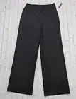 The Limited Linen Blend Bootcut Flare Stretch Career Black Pants WOMENS SIZE 8