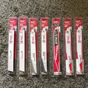 New Milwaukee Sawzall Reciprocating blades - Various 9”blades, 5 per pack (35)TT
