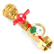 1Lb Propane Tank Adapter with On/Off and , 20Lb To 1Lb Propane Tank6438