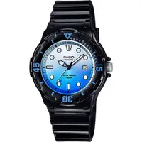 在飛比找ETMall東森購物網優惠-CASIO卡西歐 清涼海洋風女錶-漸層藍x黑/32mm(LR