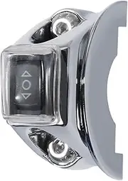 LCCDZ Motorcycle Clutch Bracket Control Switch Button Compatible with Harley Road King Touring Softail Dyna Sportster XL883 XL1200 (Color : Chrome)
