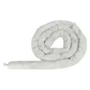 Absorbent Sock Oil Spill Cleanup 3x10ft Polypropylene 30 Gal White Pack of 12