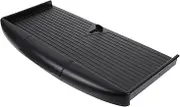 SOESFOUFU Keyboard Tray Under Desk Mount System Ergonomic Slide Out PC Accessory for Easy Storage Punch Design Stylish Black Finish for Home and Office Use