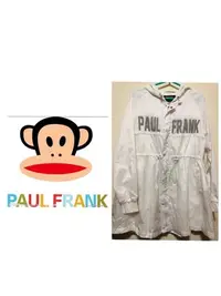 在飛比找Yahoo!奇摩拍賣優惠-PAUL FRANK 大嘴猴 連帽防風外套 長版外套 休閒外