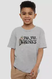 Star Wars Jar Jar Binks Kids T-Shirt Athletic Heather