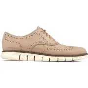 Cole Haan Mens Zerogrand Wing Oxford Lace-Up Shoes Natural