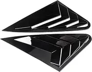 Compatible For Audi A4 Sedan 2016 2017 2018 Rear Window Blind Shades Louver Frame Sill Molding Cover Sticker Trim Car Styling