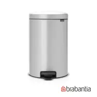 在飛比找momo購物網優惠-【Brabantia】NEWICON環保垃圾桶-20L金屬灰