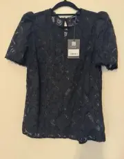 New With Tags Decjuba Lace Top / Blouse Small