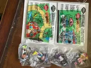 Dairy Queen DQ 1997 Kidsville Kids Punch Out Building Activity Playmat Set Mint!