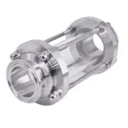 Metal Tri Clamp Ferrule Flange Flow Sight Glass Diopter Steel Sanitary 52-64mm