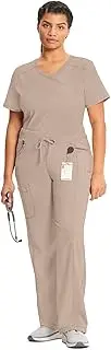 [Cherokee] Infinity Women's Scrub Set 2625A Cross Top and Straight Leg Pant 1123A with Drawstring