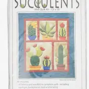 Succulent Garden Wall Quilt Kit: Create Your Own Lush, Green Masterpiece