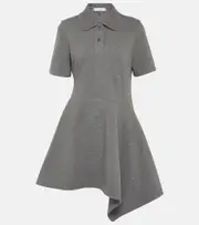 [JW Anderson] JW Anderson Asymmetric knitted minidress UK 12 grey