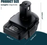 Adapter for Makita 18V Li-ion Battery BL1860 Convert to for Ryobi 18V Battery