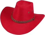 [Generic] ManJiangRED Hat Racks for Baseball Caps Over The Door Hat Fedora Panama Womens Wool Hat Classic Wide Belt Buckle Floppy Baseball Caps Corduroy Cap (Red #2, One Size)