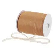 500 Yards 1/4 Inch khaki Chiffon Ribbon Sheer Organza Ribbon