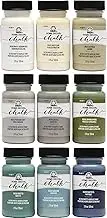 FolkArt Home Decor Ultra Matte Chalk Finish Acrylic Craft Paint Set Formulated for No-Prep Application Designed for Beginners and Artists, 2 oz Bottles, Top Colors