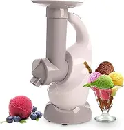 FREEZYMAN Home Ice Cream Maker Sorbets and Frozen Yogurt Maker Machine Fruit Soft Serve Ice Cream Machine for Home Party Use BPA Free