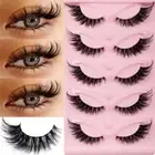 Lashes Extension Cat Eye Lashes Elongated 3D Curled Lashes Women