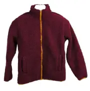 Amazon Essentials Polar Fleece Lined Sherpa Full-Zip Jacket Kids Size Large